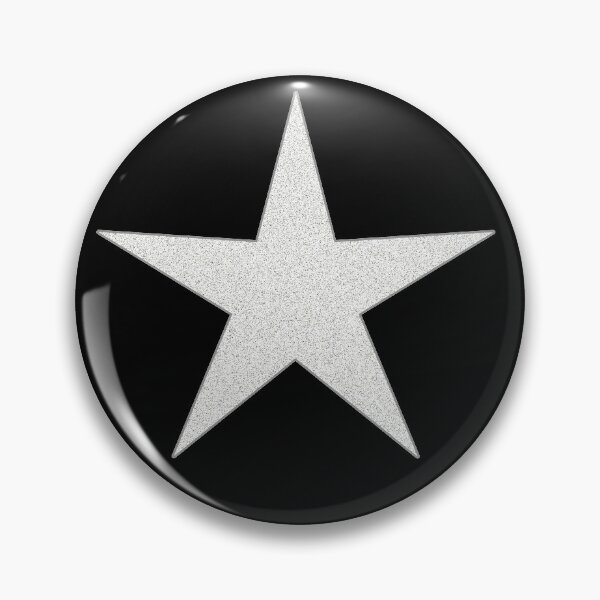 Item preview, BIG BLACK AND WHITE SPECKLED STAR DESIGN - CUTE STAR PATTERN   designed and sold by Iskybibblle.