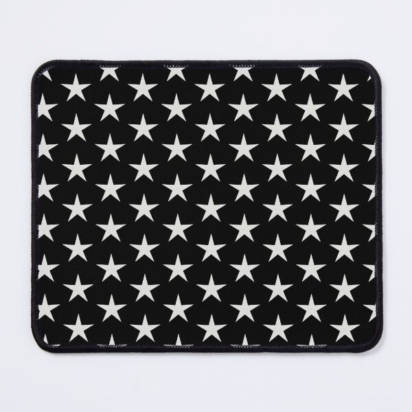 Item preview, BIG BLACK AND WHITE SPECKLED STAR DESIGN - CUTE STAR PATTERN   designed and sold by Iskybibblle.