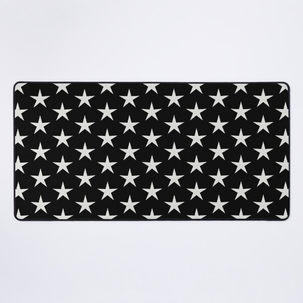 Item preview, BIG BLACK AND WHITE SPECKLED STAR DESIGN - CUTE STAR PATTERN   designed and sold by Iskybibblle.