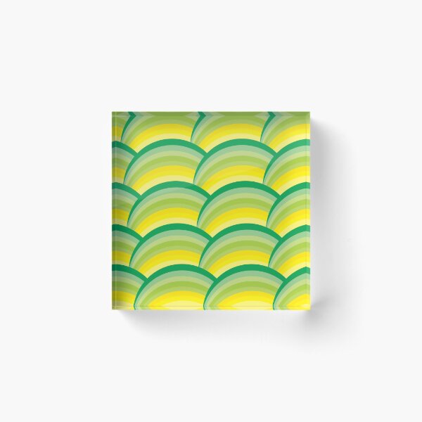 Green rainbow. Acrylic Block