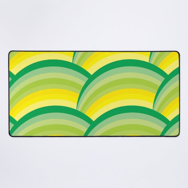 Green rainbow. Desk Mat