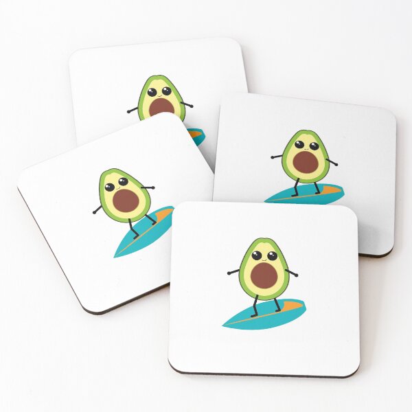 Item preview, Funny Avocado surfing designed and sold by ArlacV.