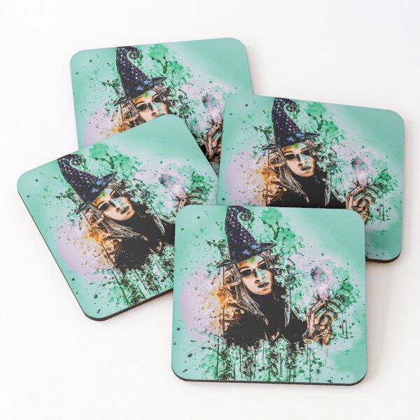 Item preview, Halloween Witch Painting designed and sold by Designs By YL.