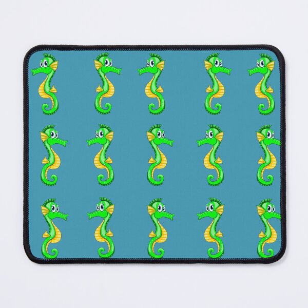 Item preview, Cute green seahorses pattern- cute animals designed and sold by Hudson-Art.