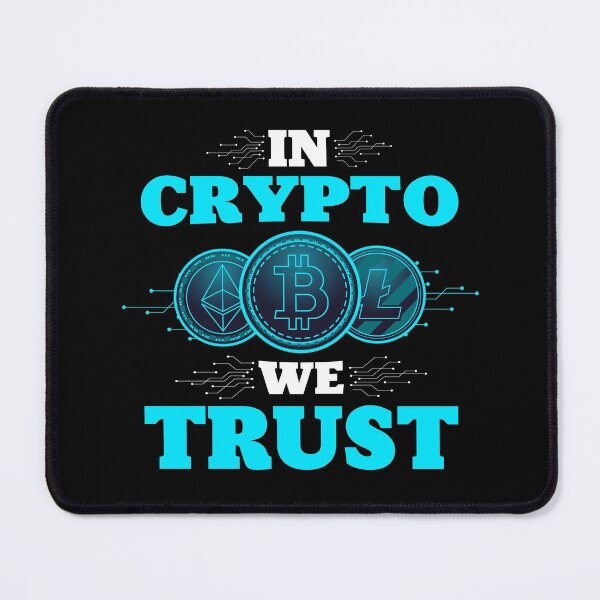 Item preview, In Crypto We Trust T-Shirt, Cryptocurrency Shirt, Bitcoin Shirt, Digital Currency Shirt, Crypto Trading Shirt For Mom and Dad designed and sold by UrbanJupiter1.