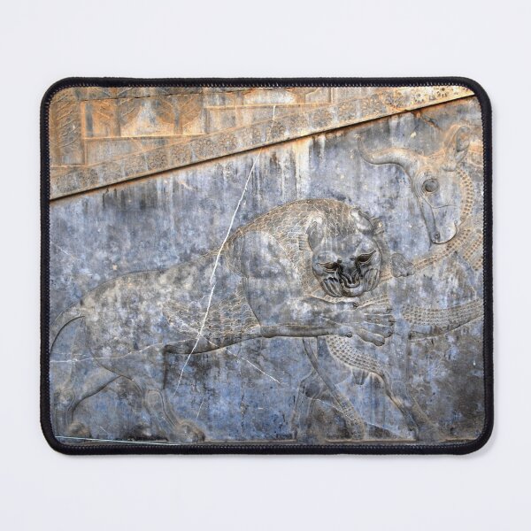 Item preview, Leon and Bull Relief Persian Art Persepolis Persia Iran designed and sold by worldways.