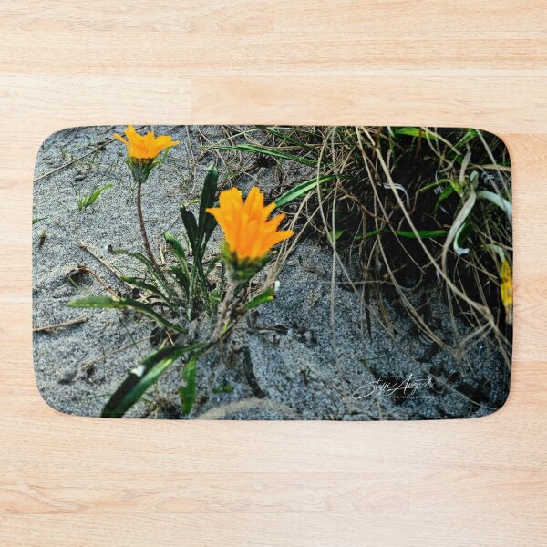 Item preview, ORANGE FLOWERS AT THE BEACH designed and sold by Steffi August.