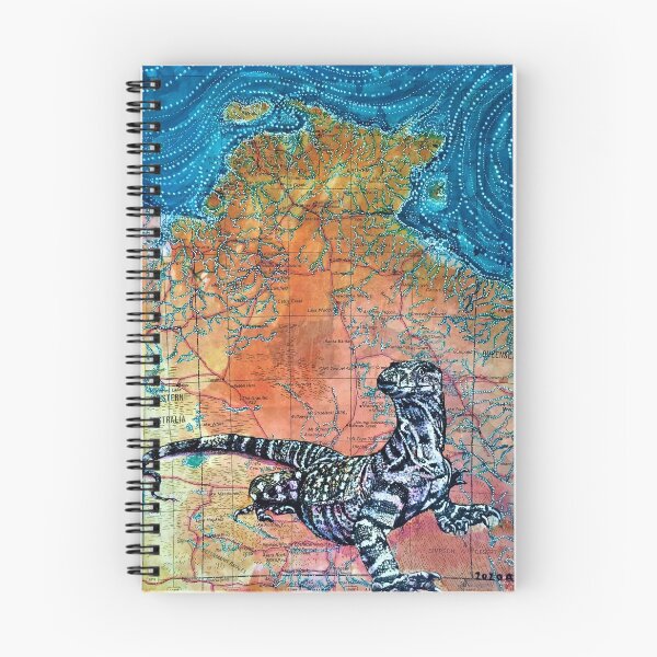 Item preview, Sand monitor on map of NT designed and sold by alisondowell.