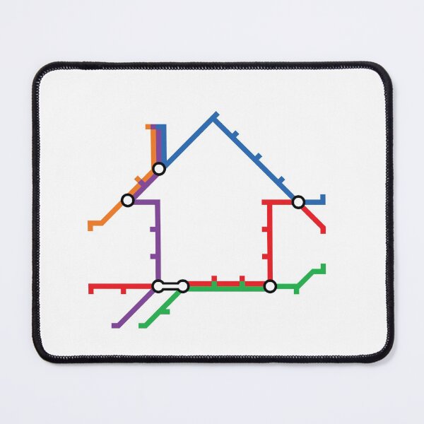 Item preview, Subway Map Home designed and sold by Steve Lovelace.