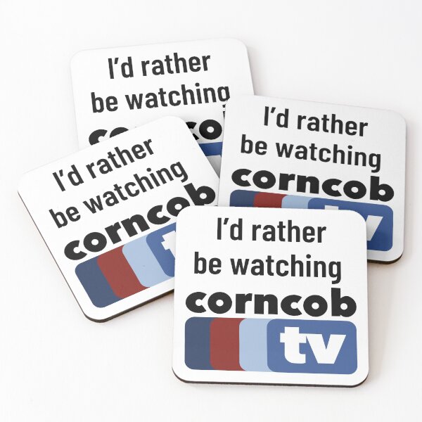 Item preview, I’d Rather Be Watching Corncob TV (I Think You Should Leave) designed and sold by Isleyandfrens.