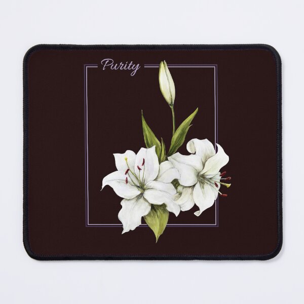 Item preview, White lily flower, Purity designed and sold by CatCarrot.