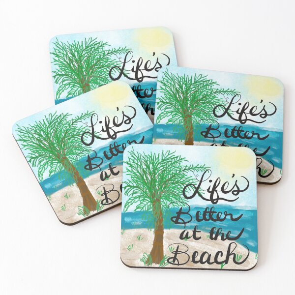 Artikelvorschau, Das Leben ist besser am Strand! entworfen und verkauft von clounewcomb.