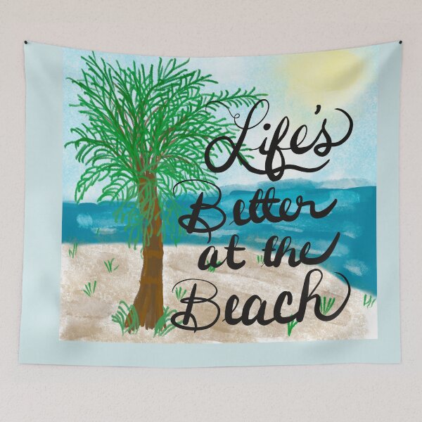 Item preview, Life’s Better at the Beach! designed and sold by clounewcomb.