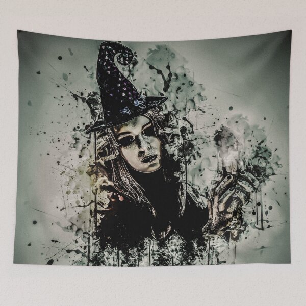 Item preview, Halloween Witch Painting/Dark Magic Witch designed and sold by Designs By YL.