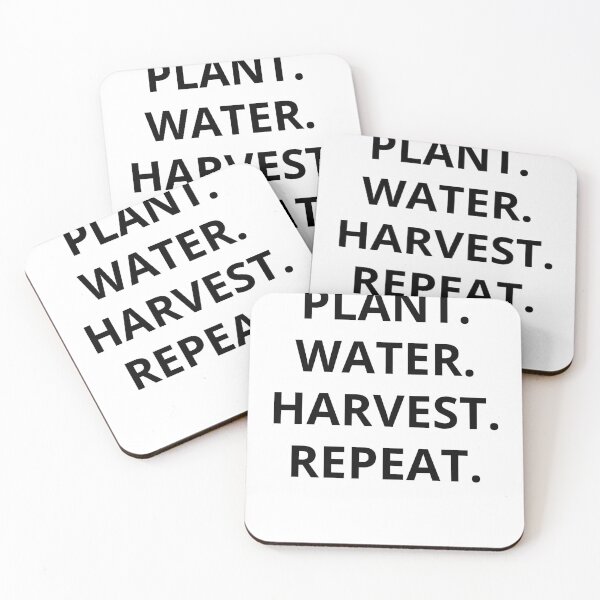 Item preview, Plant. Water. Harvest Repeat designed and sold by GardenMagic.