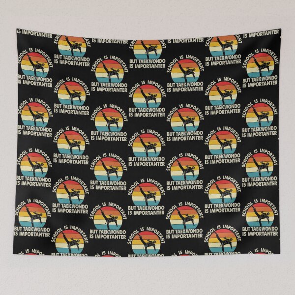 Item preview, School is important - Taekwondo TTA| Perfect Gift| taekwondo designed and sold by joandoria.