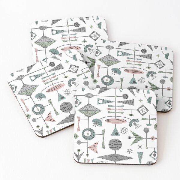 Item preview, Vintage Geometric Mobiles on White ©studioxtine designed and sold by studioxtine.