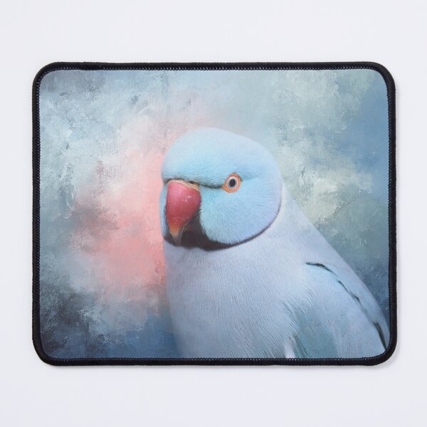 Item preview, Blue Rose-ringed Parakeet designed and sold by Elisabeth Lucas.