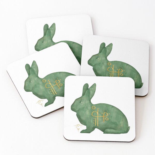 Item preview, Green Aventurine Rabbit designed and sold by jenniferLoree.