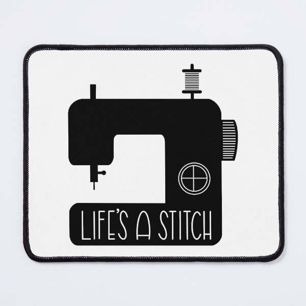 Item preview, Life’s a Stitch Sewing Machine Seamstress Design designed and sold by Gsallicat.