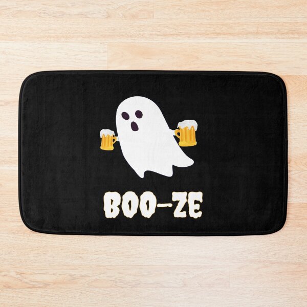 Item preview, Ghost Drinking Beer Funny Halloween Booze designed and sold by SharpThreadZ.