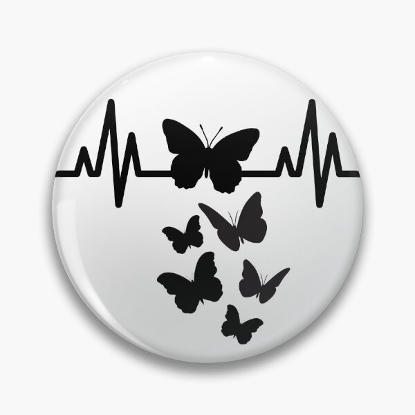 Item preview, Cute Butterfly Heartbeat For Butterfly Lovers designed and sold by IslandDrip.