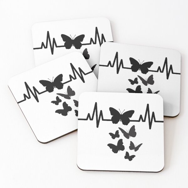 Item preview, Cute Butterfly Heartbeat For Butterfly Lovers designed and sold by IslandDrip.