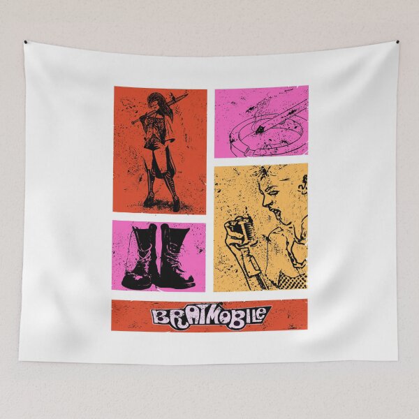 Item preview, Mens Funny Bratmobile - Tiles Band Logo designed and sold by GraysonReidTee.