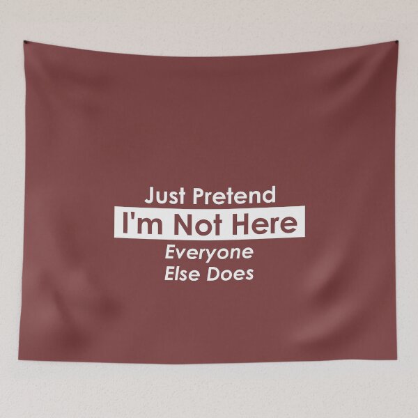 Item preview, Pretend I'm Not Here designed and sold by FiaFiaPress.