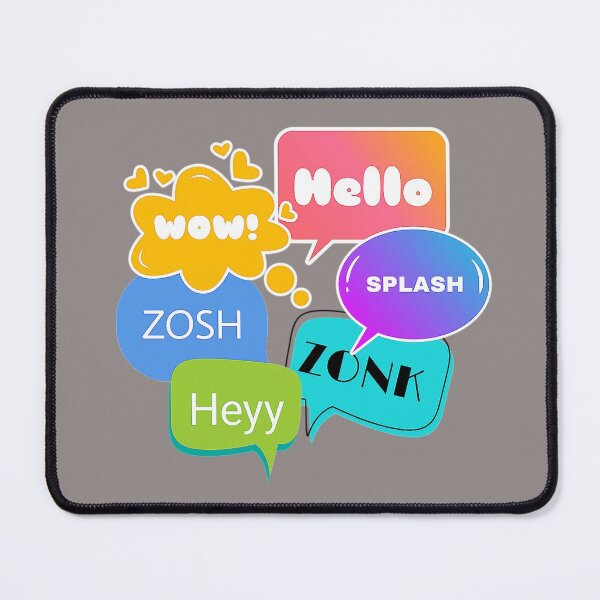 Item preview, Wow - Zosh - Hello - Splash - Heyy - Zonk designed and sold by Ninaeva.
