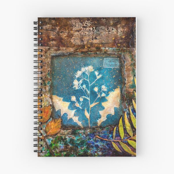 Item preview, Botanical mixed media designed and sold by Red Witch Art.