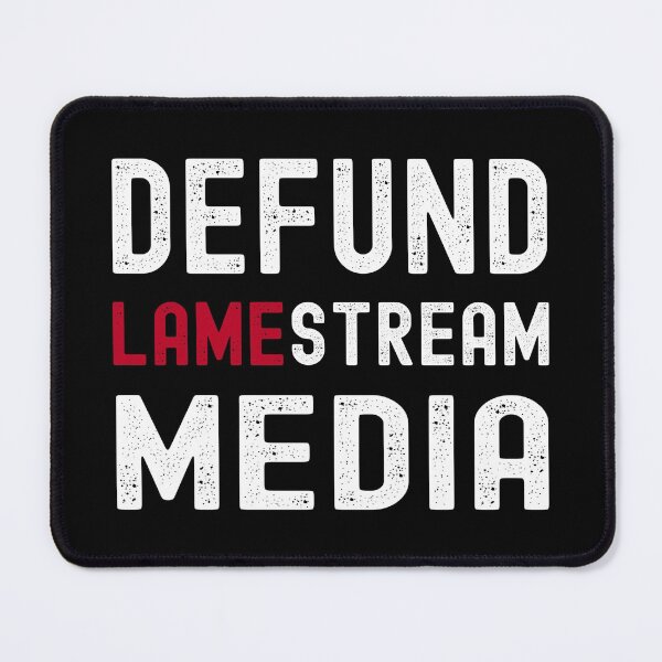 Item preview, Defund Lamestream Media Political Protest Election On Black designed and sold by Gsallicat.