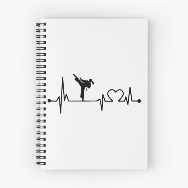 Item preview, TAEKWONDO HEARTBEAT BLACK| Perfect Gift| taekwondo designed and sold by joandoria.