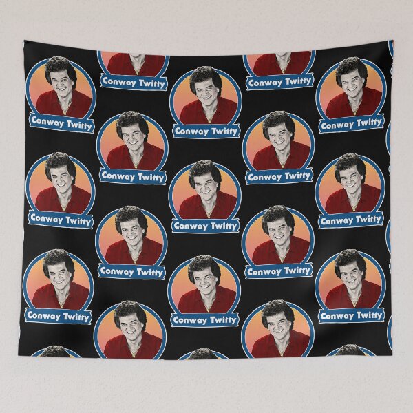 Item preview, Conway Twitty  Retro 70s Style Design  designed and sold by ThereseKuphal.