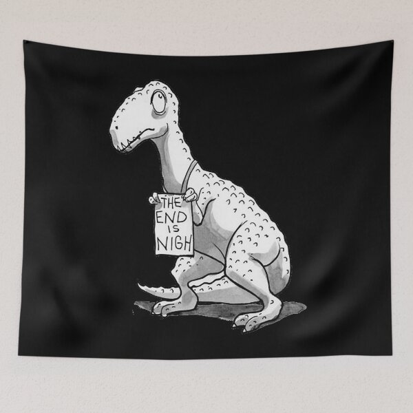 Item preview, Birthday Gift The End Is Night Cartoon Dino Christmas designed and sold by rvinStoltenberg.