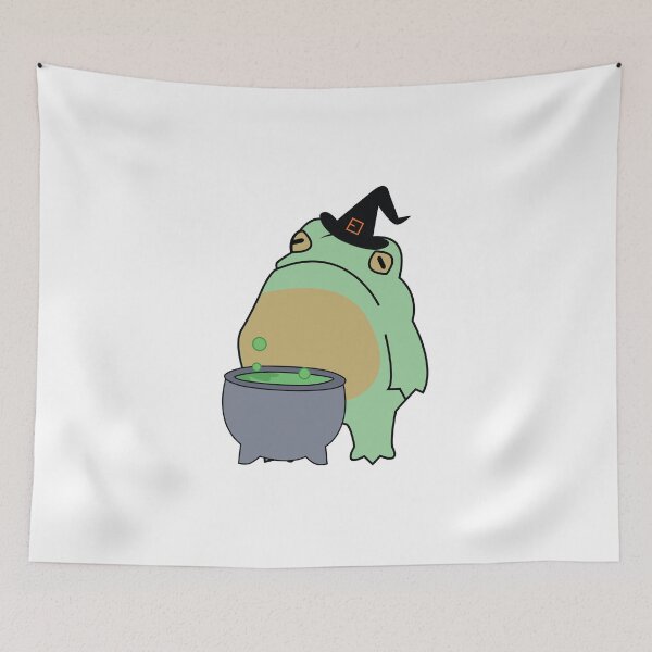 Item preview, Frog witch cooking pot designed and sold by SKdarealshop.