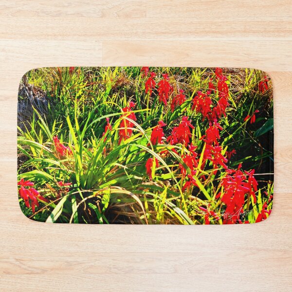 Item preview, RED BEACH FLOWERS BY THE MOUNT designed and sold by Steffi August.