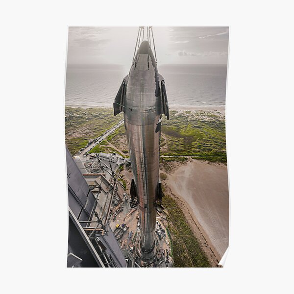 SpaceX Starship full stack Poster