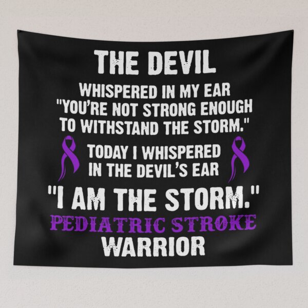 Item preview, Pediatric Stroke Warrior I Am The Storm - In This Family We Fight Together designed and sold by Oblivescense13.