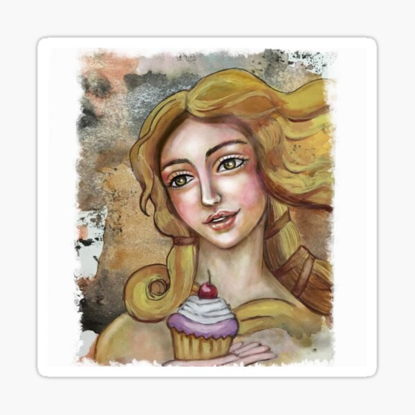 Venus and Cupcake Sticker