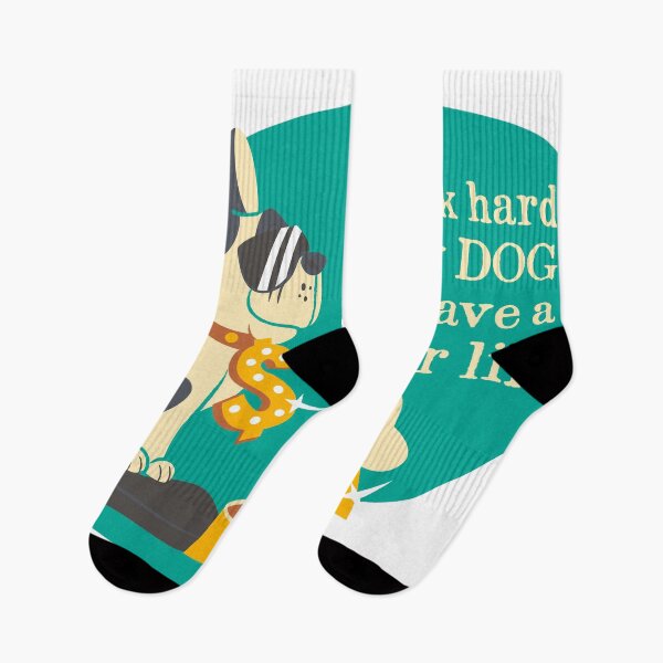Item preview, I Work Hard So My Dog Can Have a Better Life - Funny Illustration designed and sold by Studio  Six.