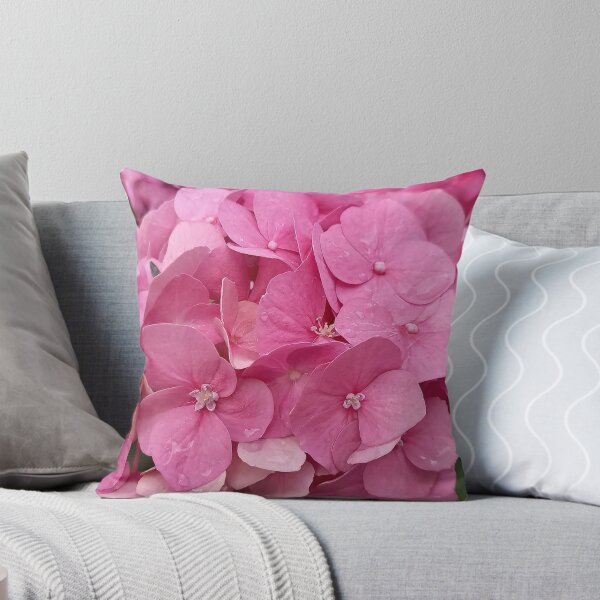 Item preview, Pink hydrangea flower with raindrops designed and sold by Ninaeva.