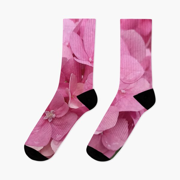 Item preview, Pink hydrangea flower with raindrops designed and sold by Ninaeva.