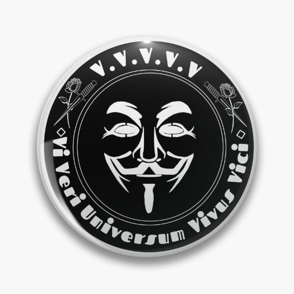 Item preview, V for Vendetta Logo designed and sold by ValArtStudio.