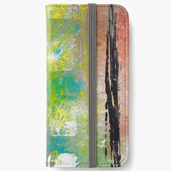 Autumn Blanket Abstract Painting iPhone Wallet