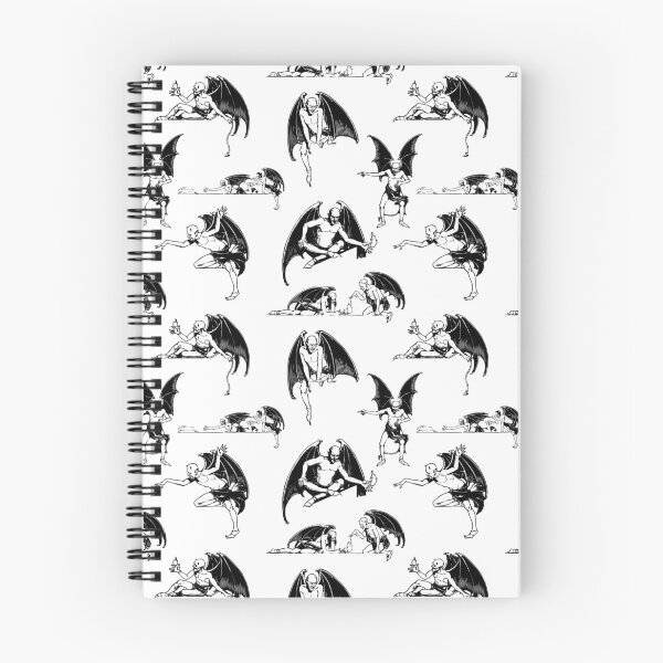 Item preview, Winged Demons Seamless Pattern designed and sold by ColorsandShapes.