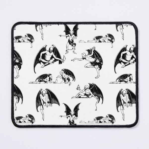 Item preview, Winged Demons Seamless Pattern designed and sold by ColorsandShapes.