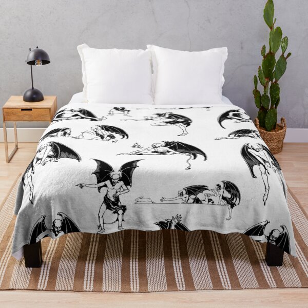 Item preview, Winged Demons Seamless Pattern designed and sold by ColorsandShapes.