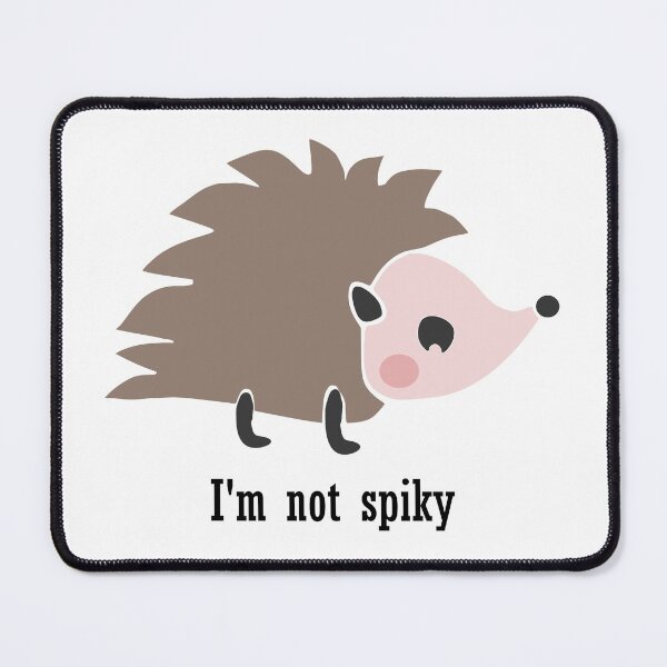 Item preview, I'm not spiky hedgehog fun pattern  designed and sold by anzelas.