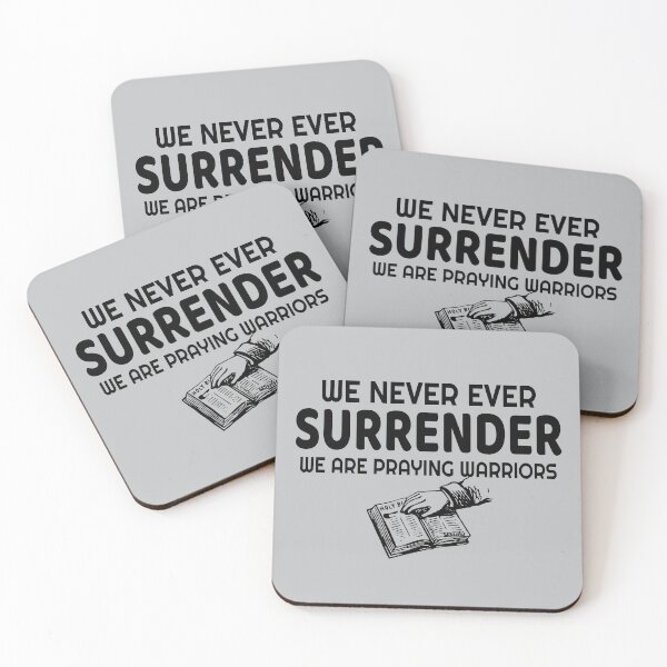 Item preview, WE NEVER SURRENDER Christian Bible Inspired Design designed and sold by ej-sulu.